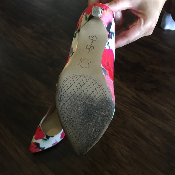 Jessica Simpson floral stilettos - Picture 3 of 3